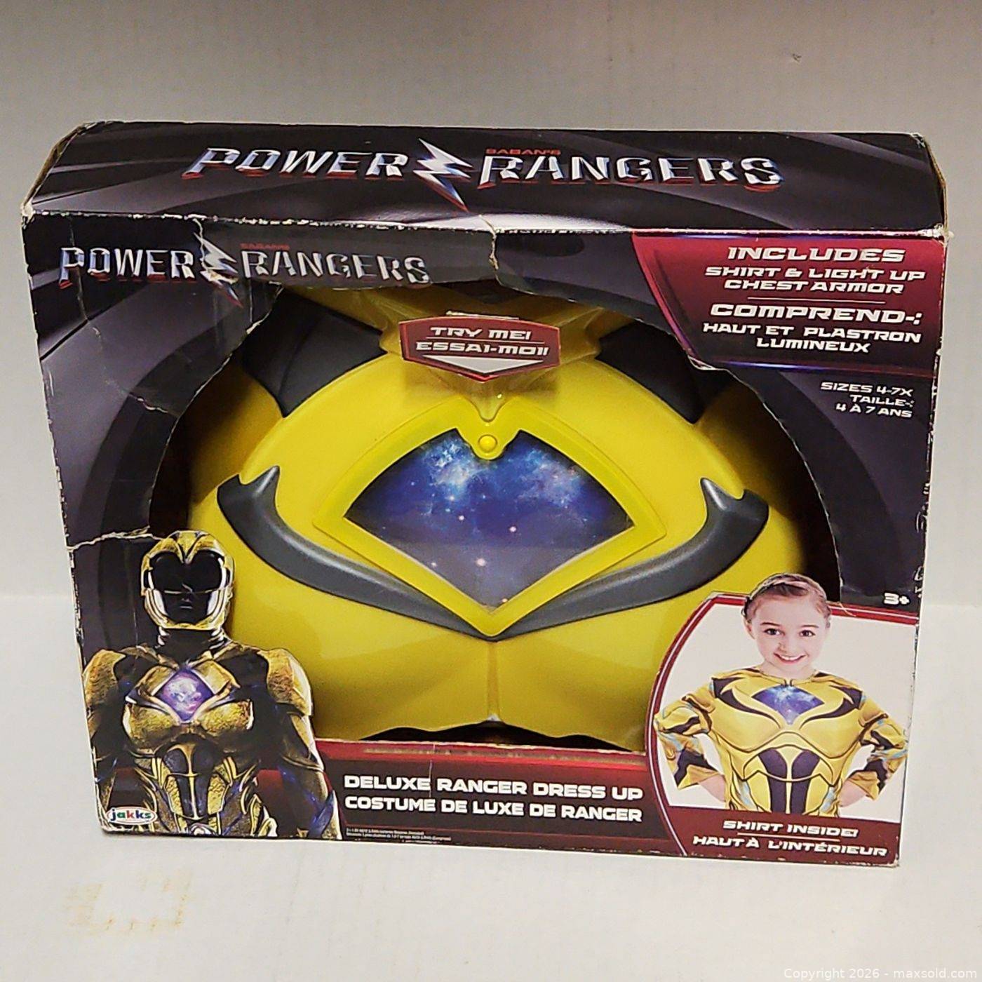 Power Rangers Frock Power Rangers Deluxe Ranger Dress Up costume set | Maxsold
