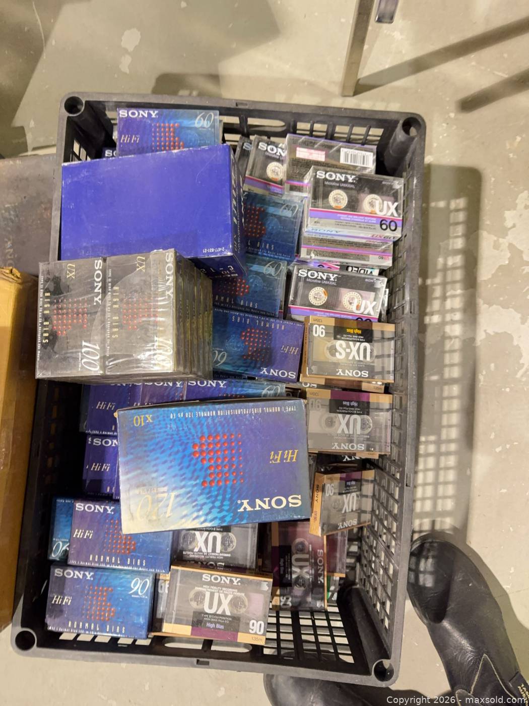 Sony sealed blank audio & Betamax tapes | Maxsold