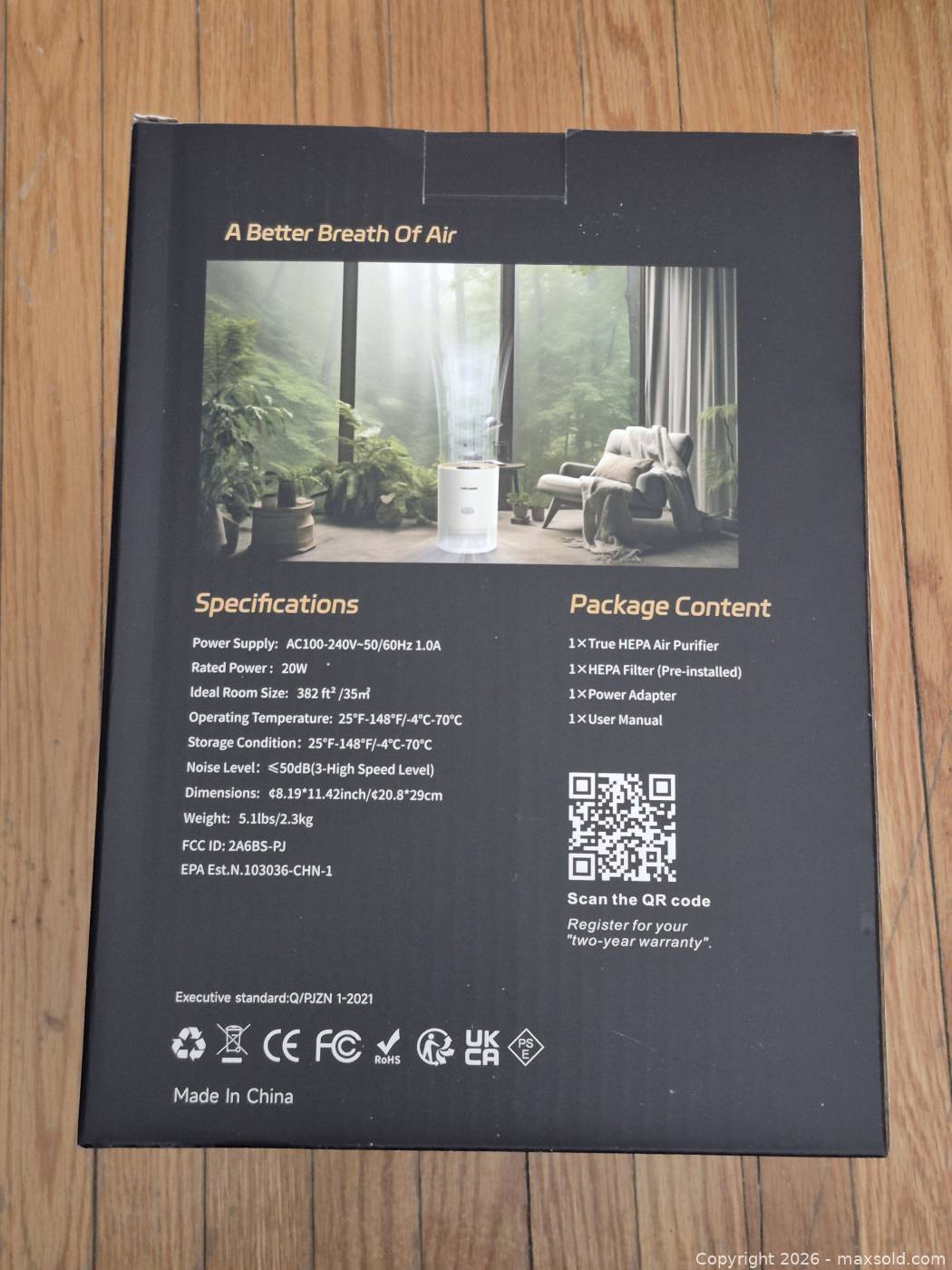 Firehawk Smart Air Purifier new sealed box | Maxsold