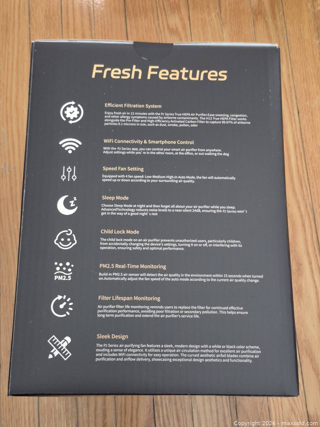 Firehawk Smart Air Purifier new sealed box | Maxsold