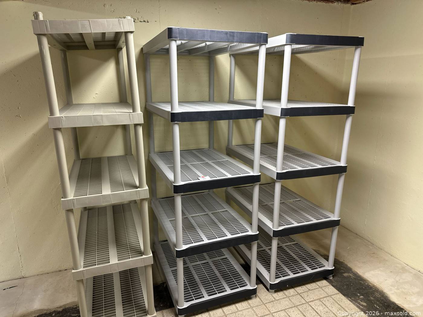 Beach Rack Plastic Plastic Storage Racks, 3 Units | Maxsold