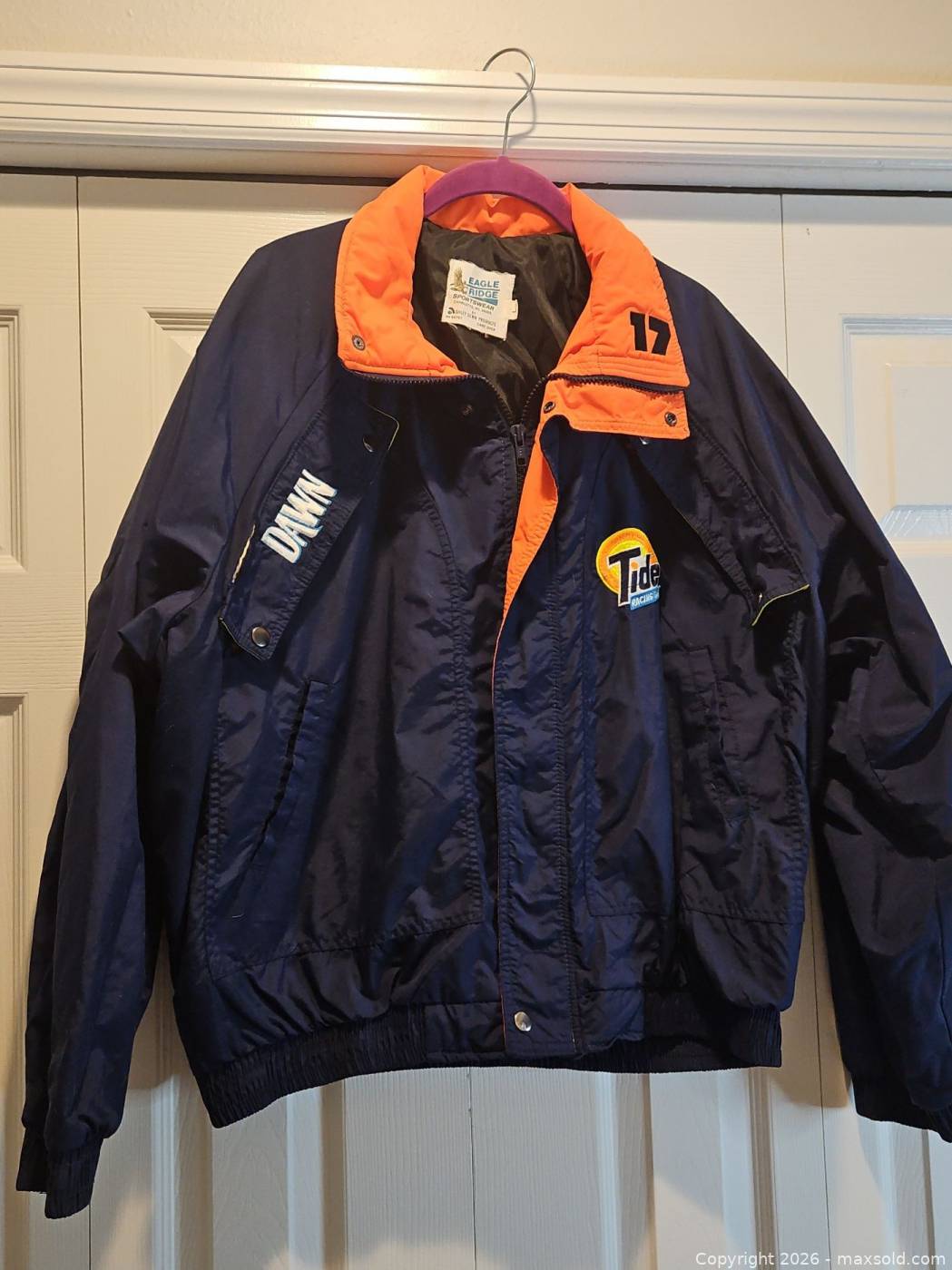 Tide Racing Jacket Eagle Ridge Tide Racing Jacket Size Large | Maxsold