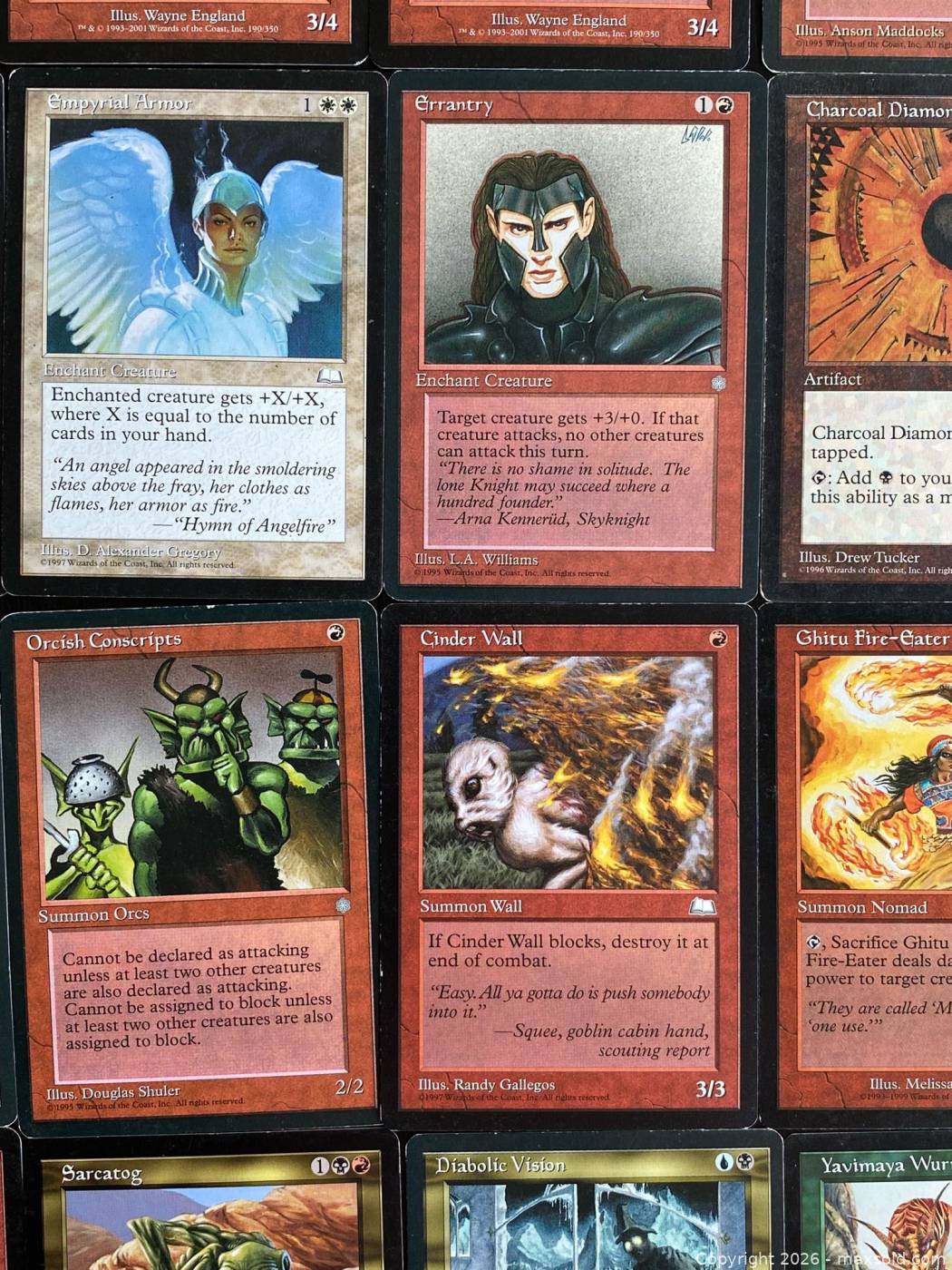 Approx. 200 Magic: The Gathering cards 1995-1999 | Maxsold Approx. 200 Magic: The Gathering cards 1995-1999 | Maxsold