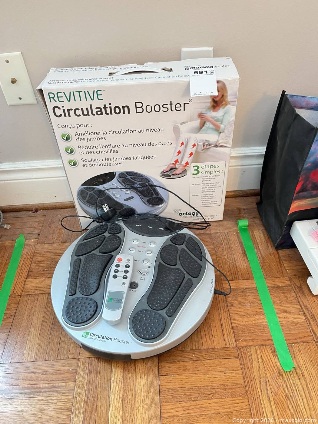 Revitive Circulation Booster with Remote and Adapter | Maxsold