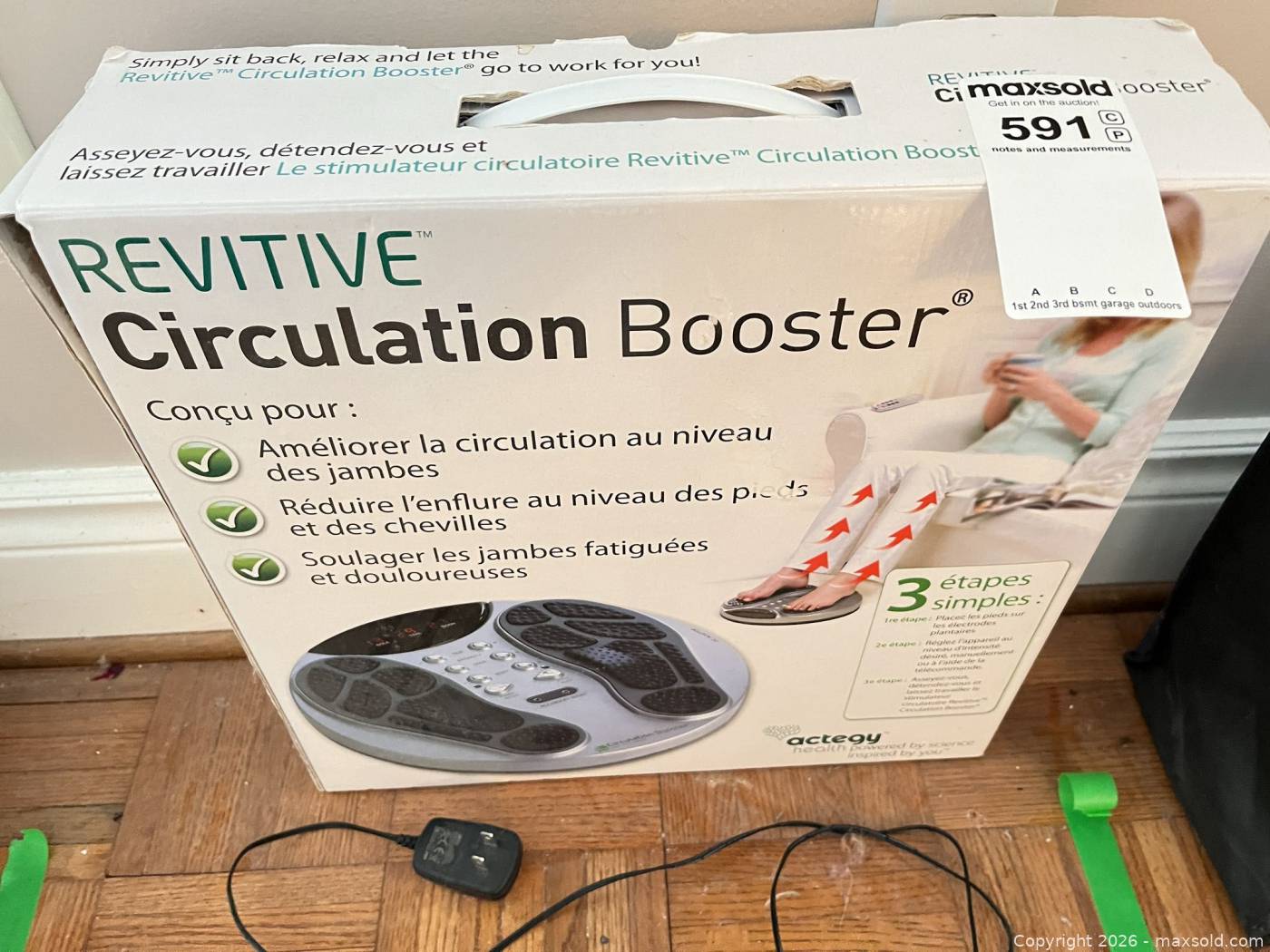 Revitive Circulation Booster with Remote and Adapter | Maxsold