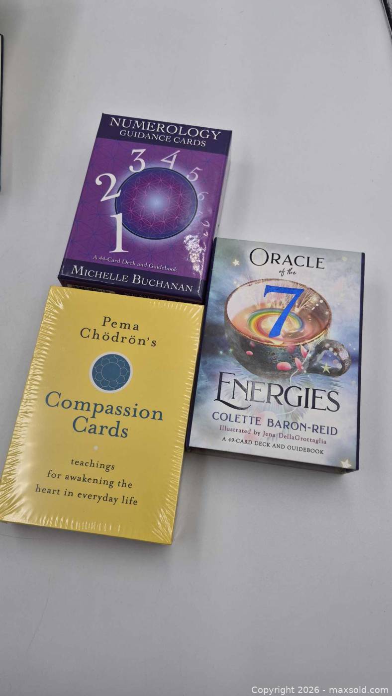 Compassion Oracle Card Oracle, Numerology and Compassion Card Decks With 8 Self-Help Titles ...