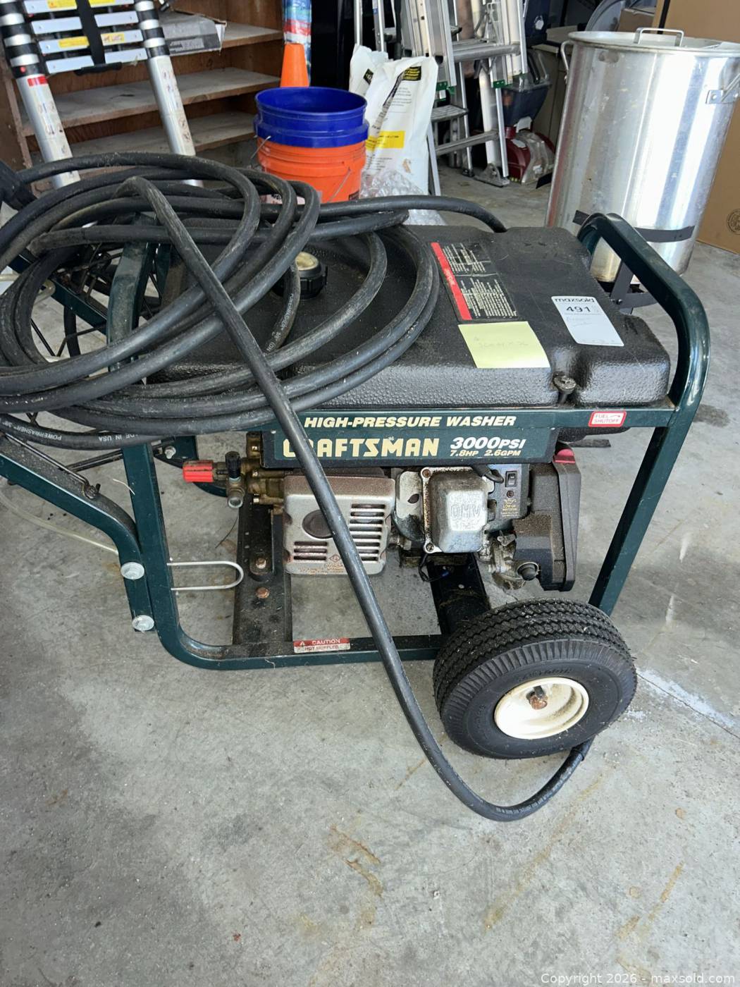 Craftsman 3000 PSI Gas Pressure Washer | Maxsold