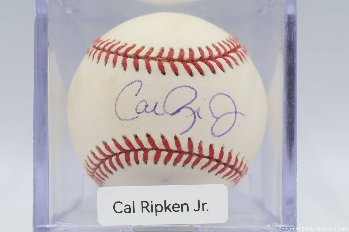 Cal Ripken Jr Autographed Baseball with COA | Maxsold