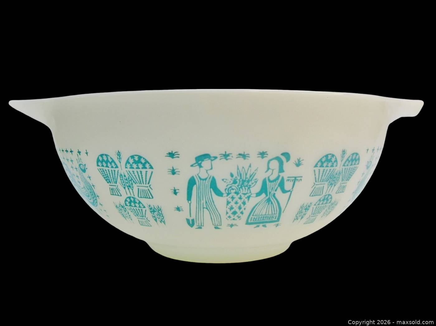 Pyrex 138 Pyrex Amish Butterprint Cinderella Mixing Bowl | Maxsold