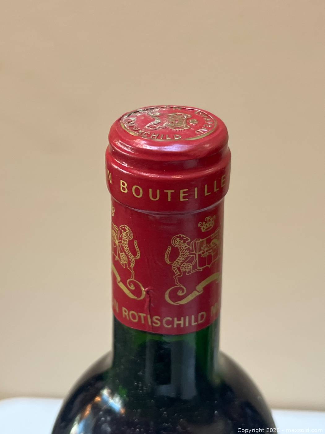 1990 Chateau Mouton Rothschild Pauillac 750ml | Maxsold