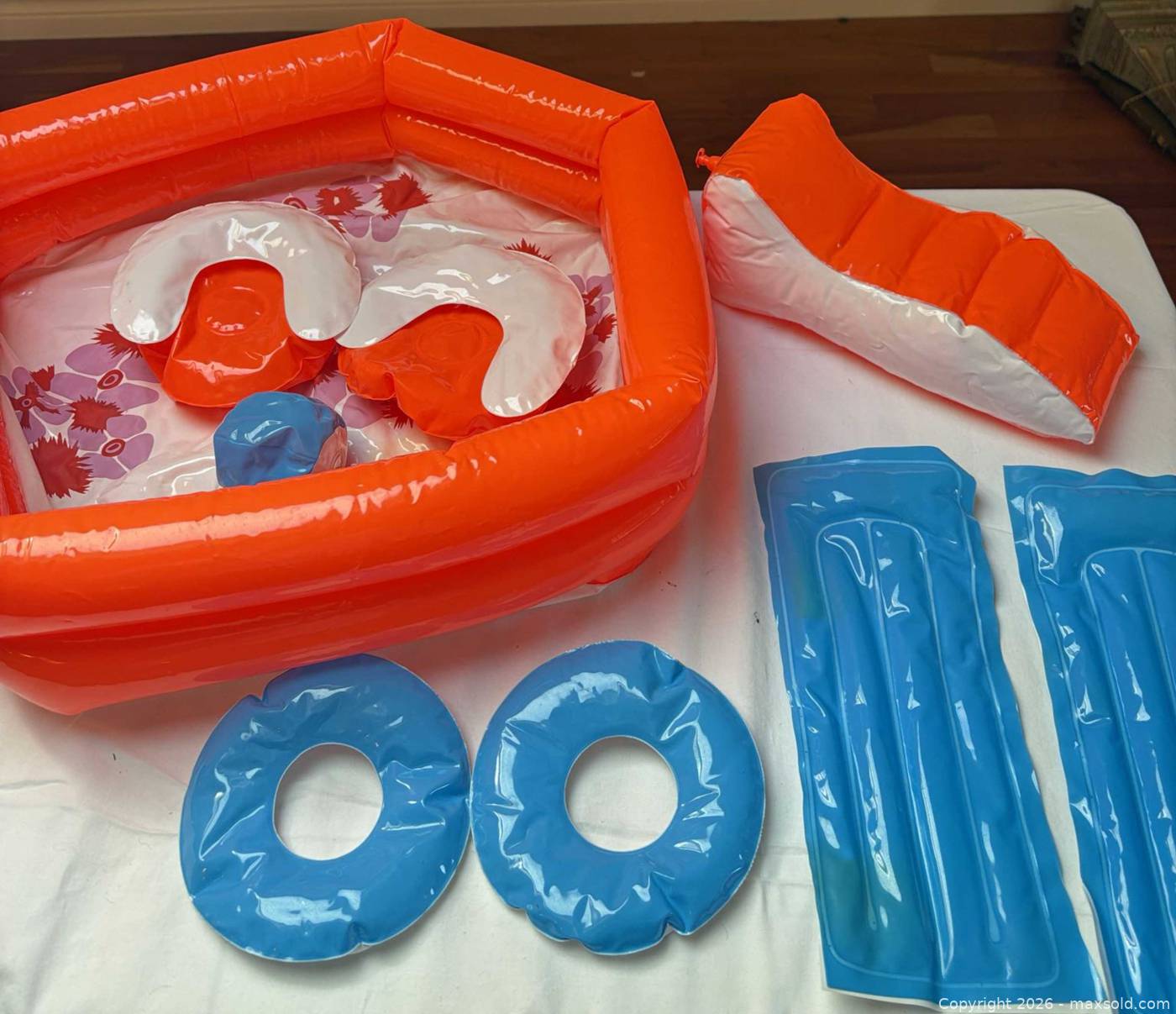 Vintage Montgomery Ward Barbie Inflatable Pool Set | Maxsold
