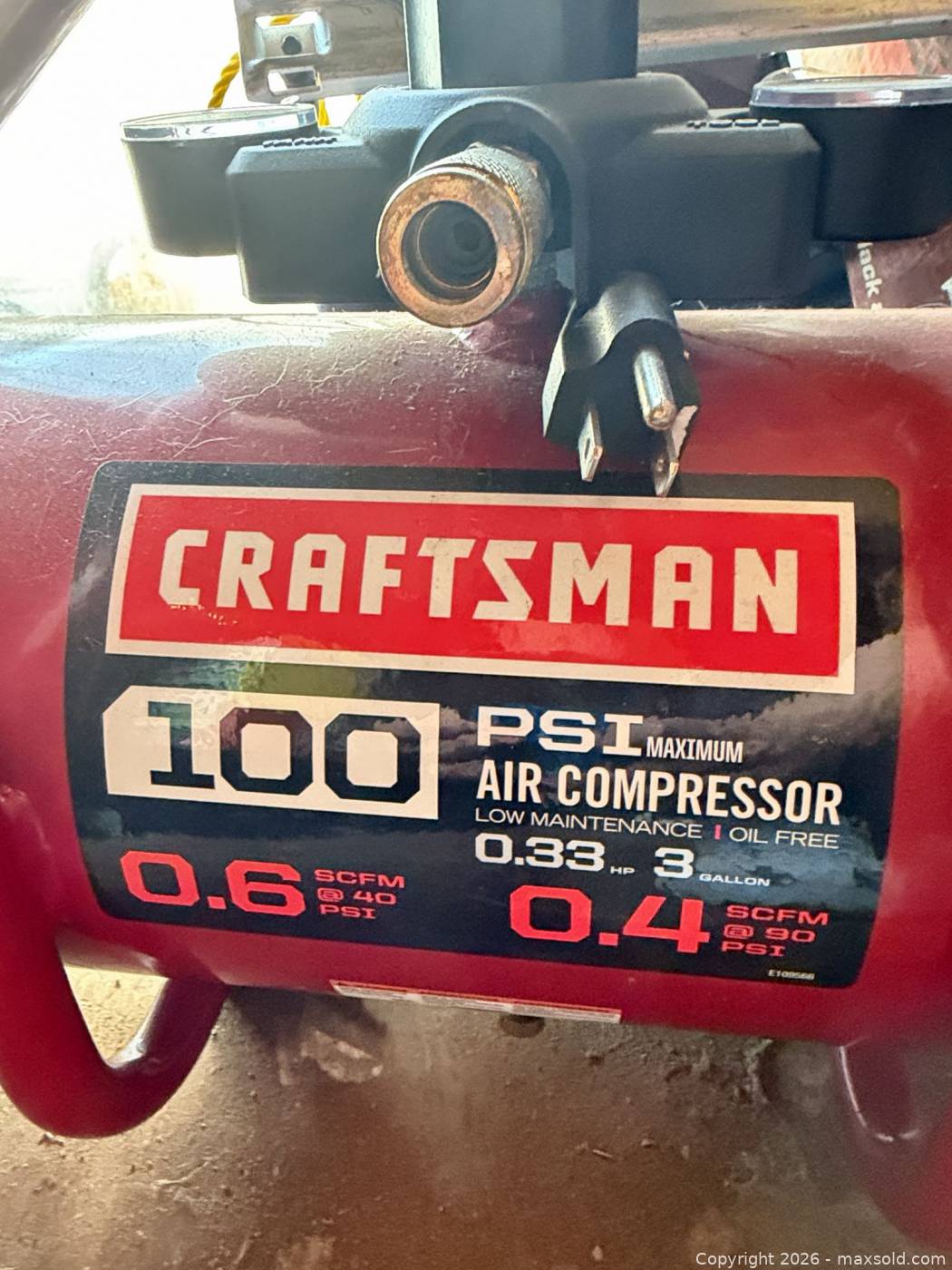 Craftsman 100 PSI Air Compressor, Ryobi Saw, Router Guide | Maxsold