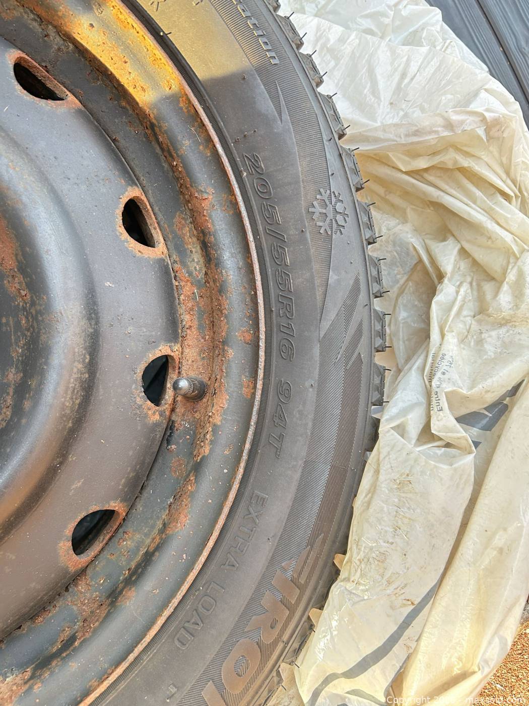 205/55R16 Winter Tires on 5-Hole Steel Rims | Maxsold