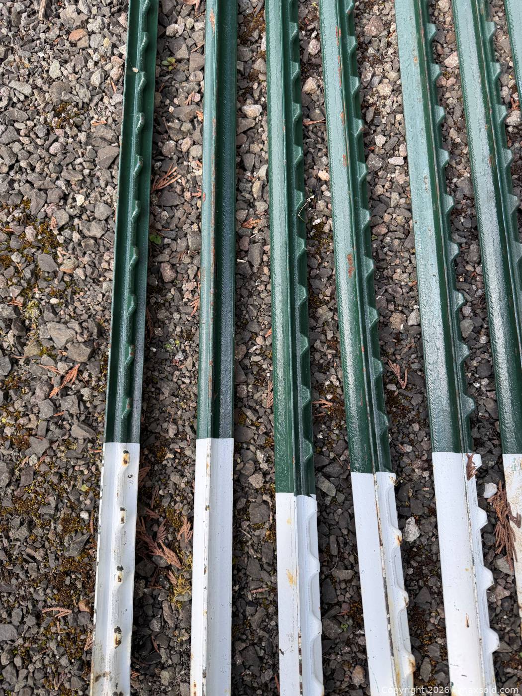 12 steel 8-ft T-posts | Maxsold
