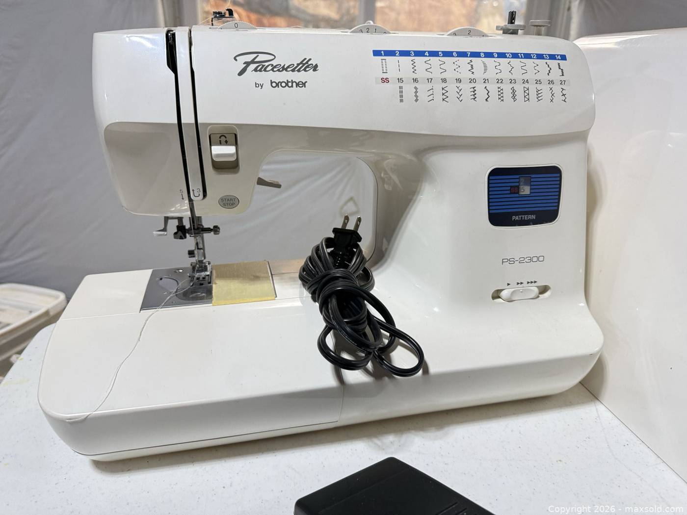 Brother Postscript Brother PS-2300 Pacesetter Sewing Machine With Case | Maxsold