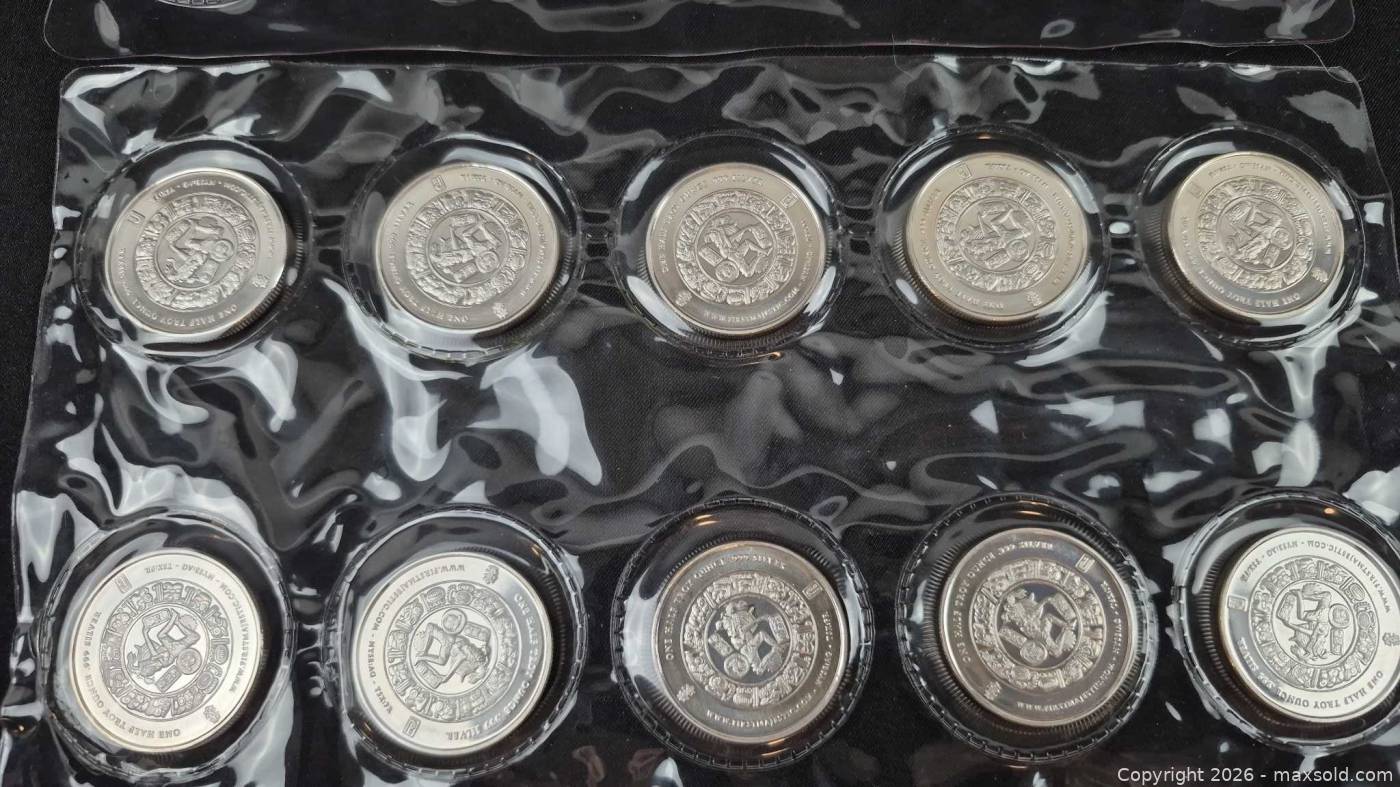 35 First Majestic .999 Fine Silver 0.5oz Rounds | Maxsold