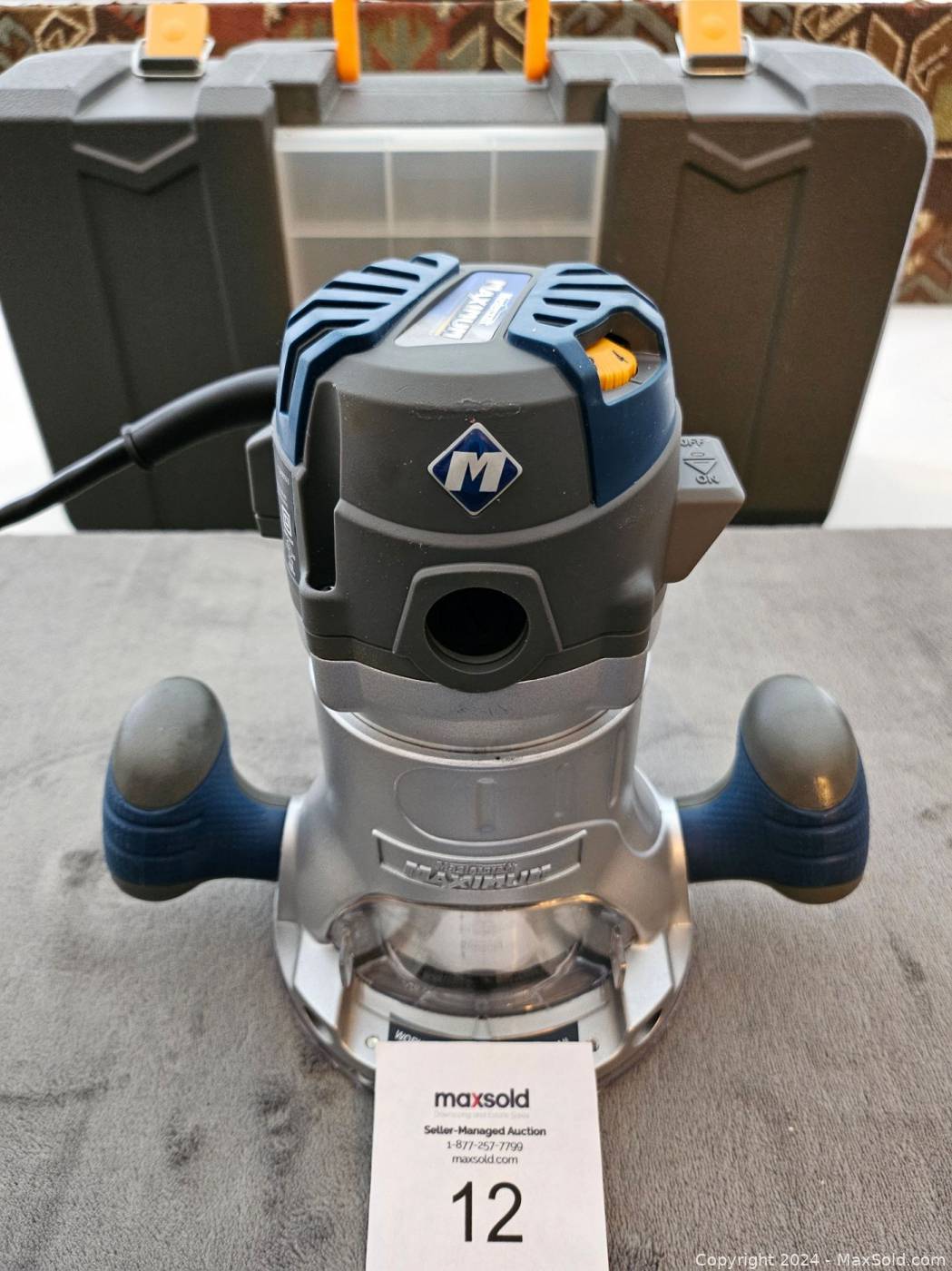 Masterforce Corded Electric Router Kit with Carrying Case | Maxsold