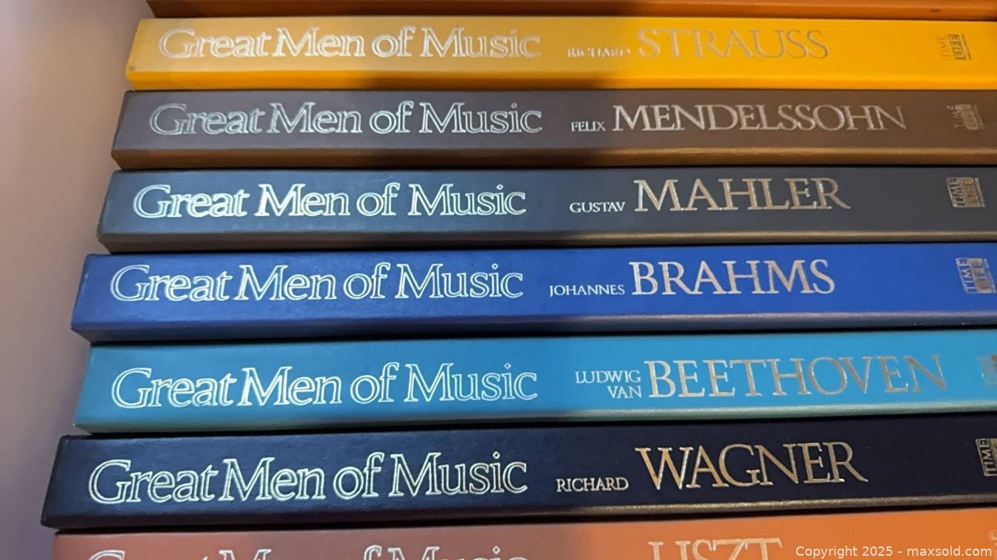 19 Time Life Great Men of Music vinyl box sets | Maxsold