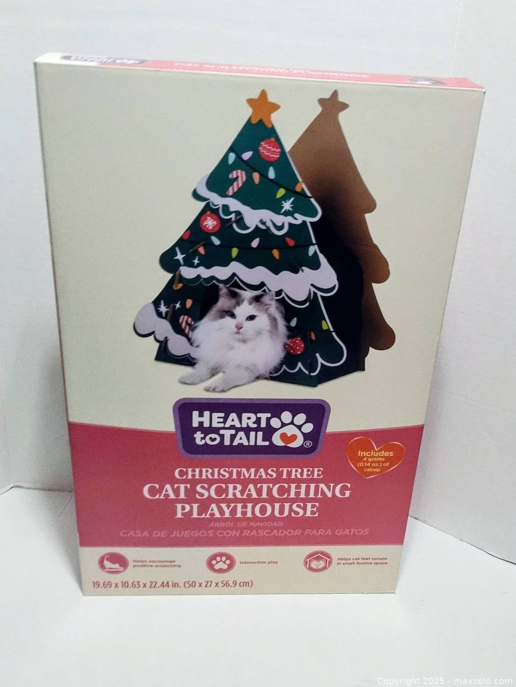 Heart To Tail Cat Scratching Playhouse