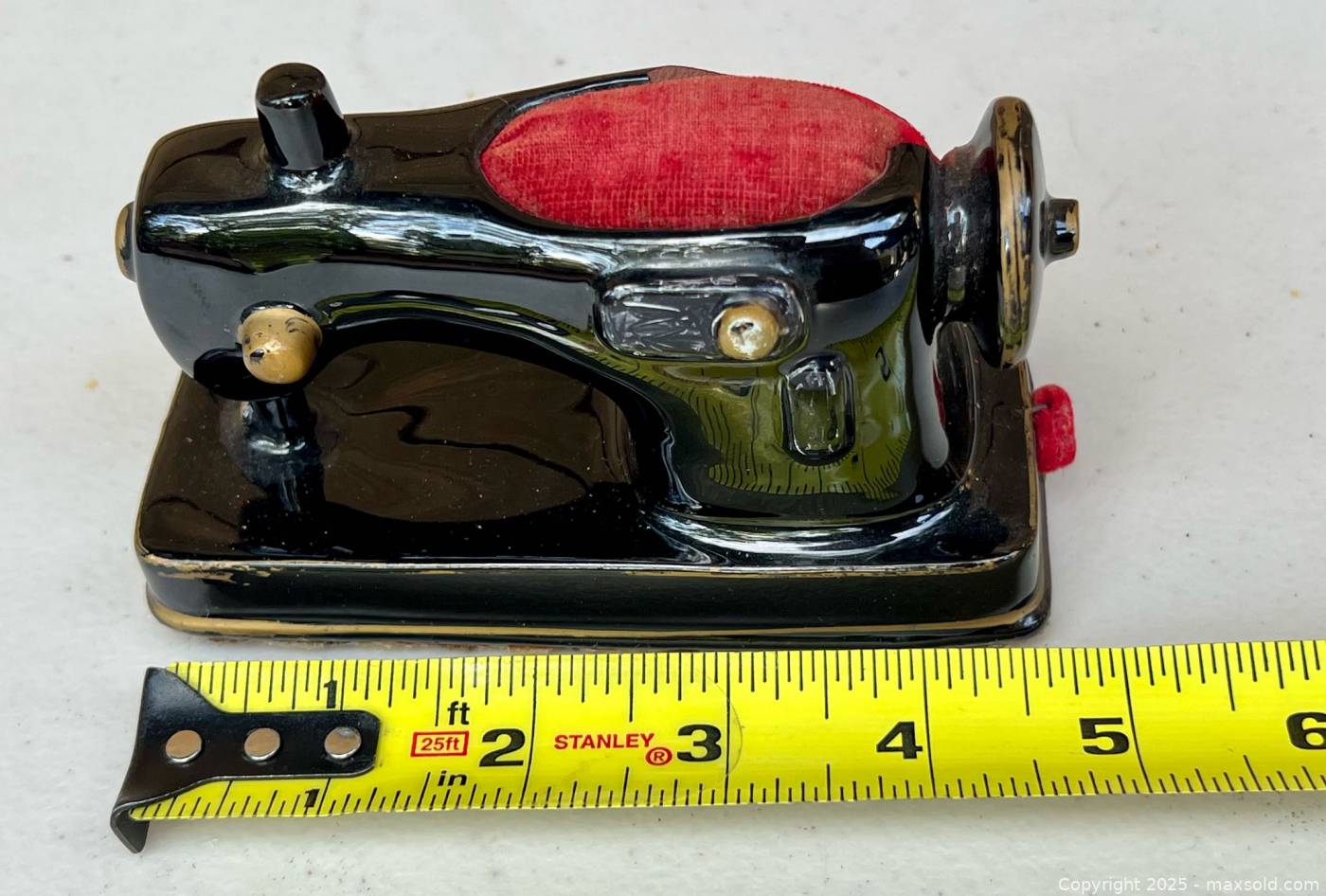 Porcelain Sewing Machine Pincushion Maxsold