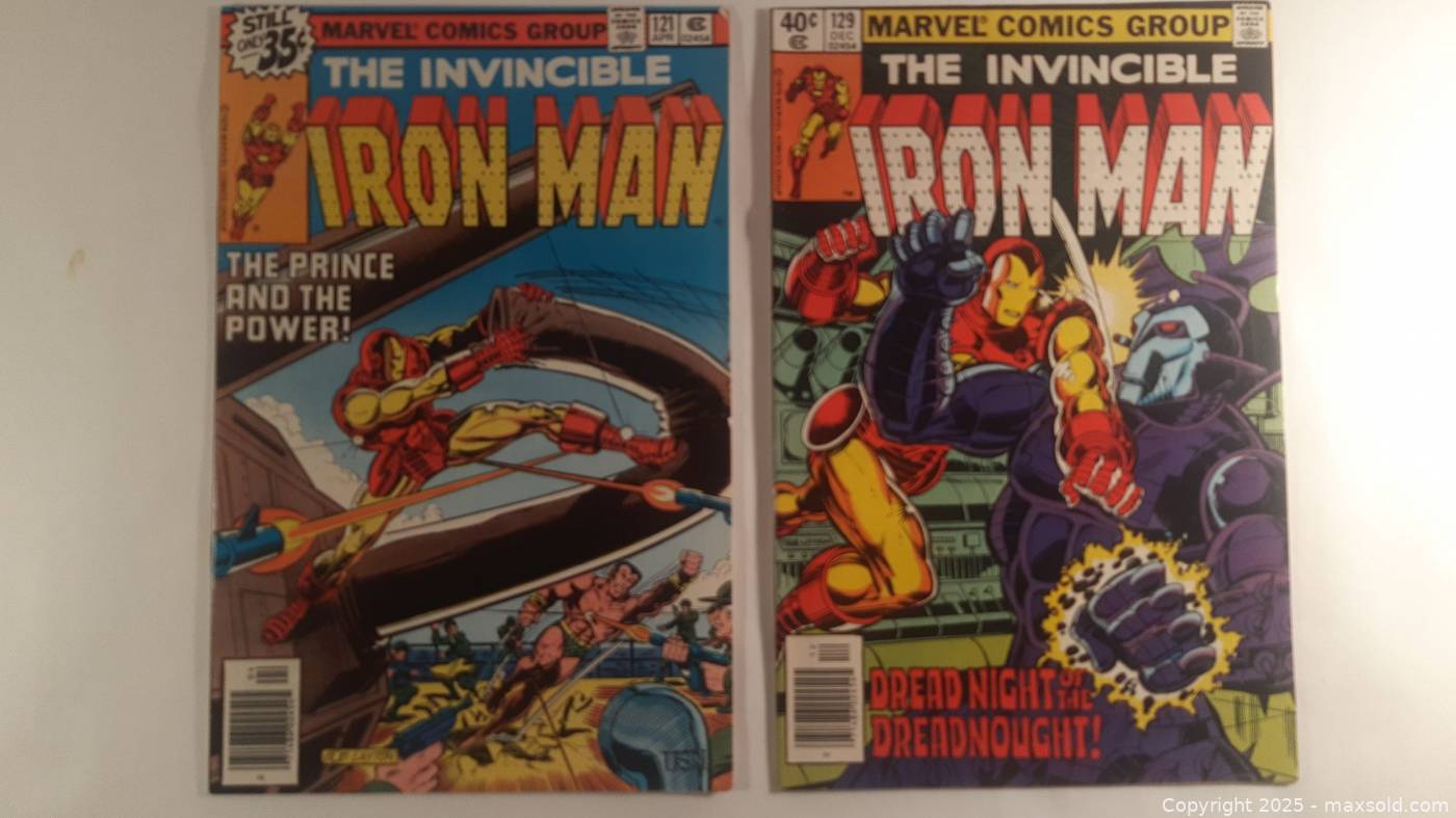 Invincible Iron Man comic books issues 121 & 129 | Maxsold