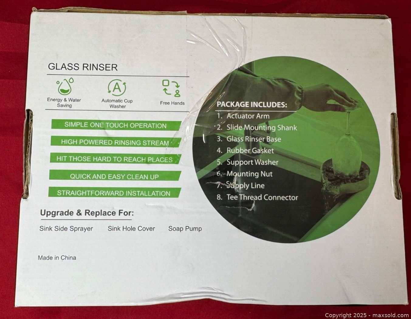 CleanZest stainless steel glass rinser | Maxsold