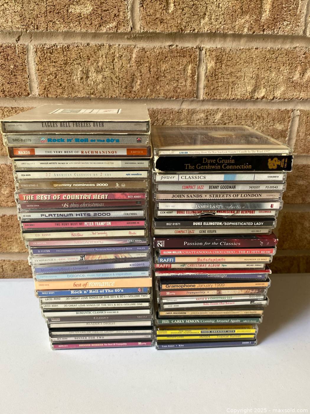 Lot of 50 music CDs – Jazz, Classical, Pop/Rock & more | Maxsold