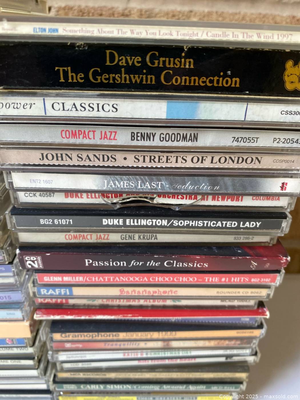 Lot of 50 music CDs – Jazz, Classical, Pop/Rock & more | Maxsold