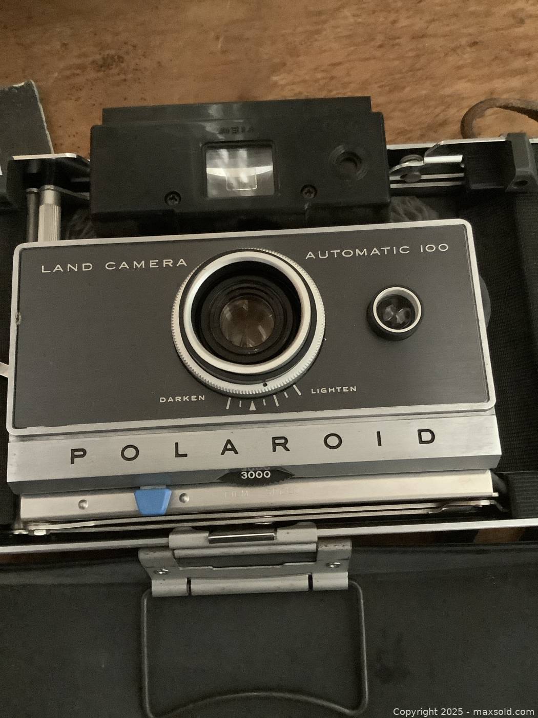 Antique Polaroid Automatic 100 Land Camera and Stereo Realist