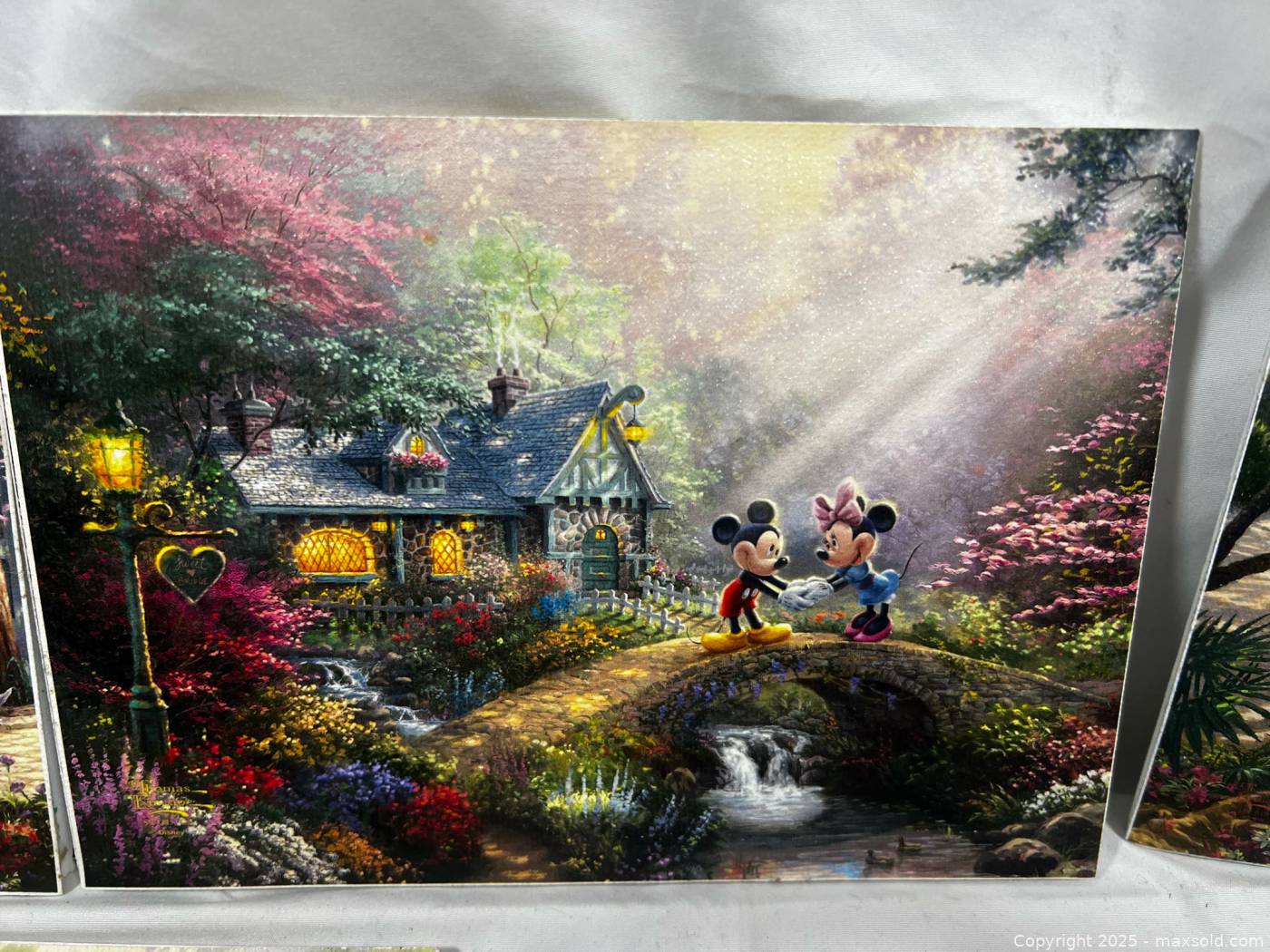 Thomas Mouse Ten 5x7 in Thomas Kinkade Disney canvas prints | Maxsold