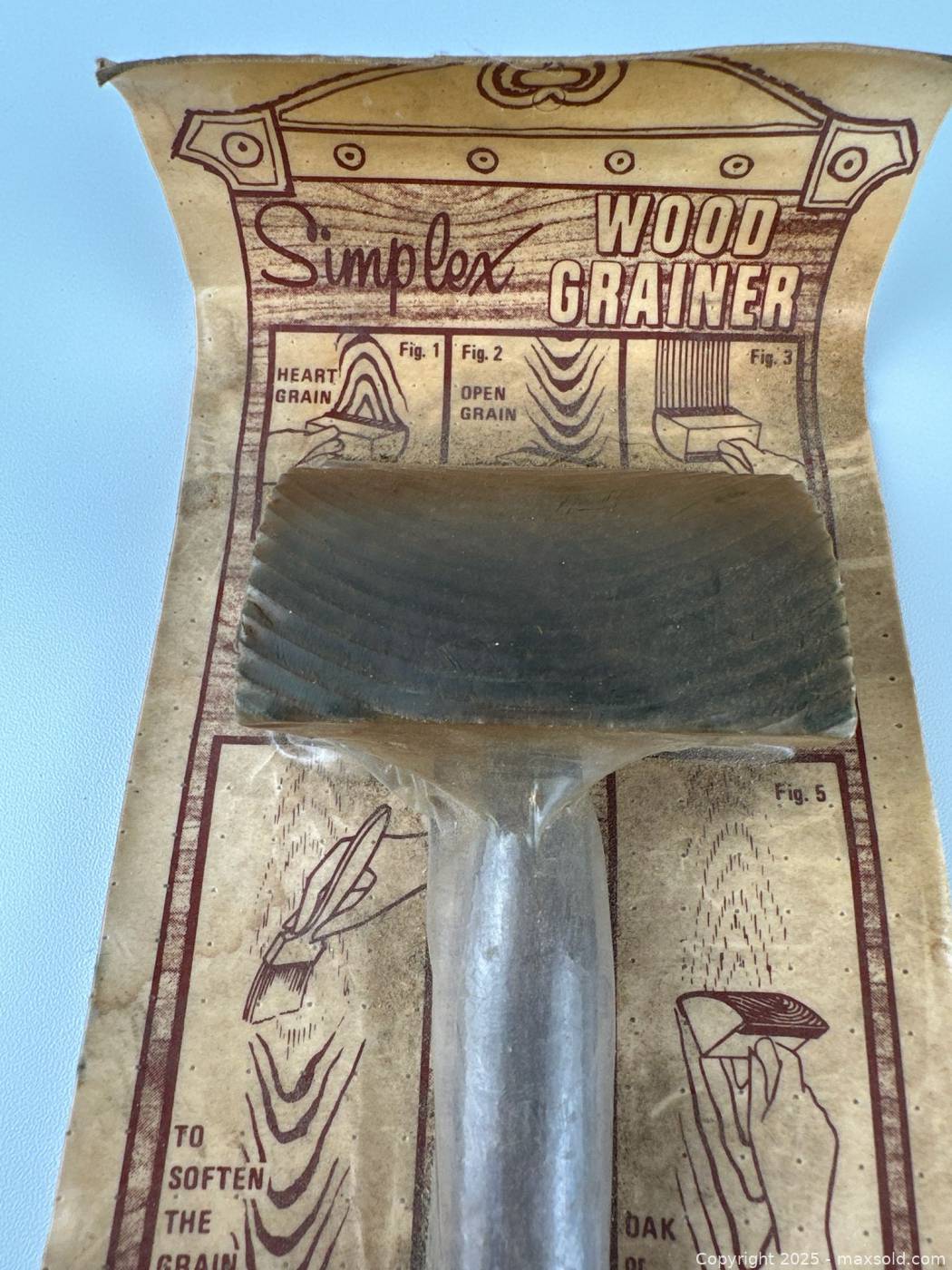 Vintage Simplex Wood Grainer Hand Tool | Maxsold