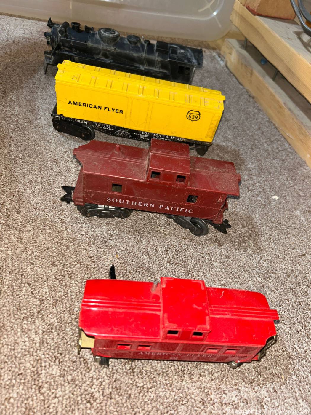 A.C. Gilbert American Flyer train set, locomotives, rolling stock ...