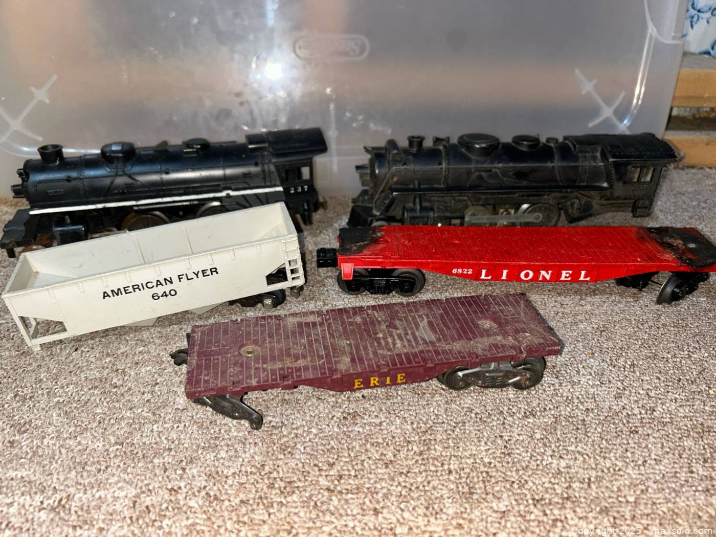 A.C. Gilbert American Flyer train set, locomotives, rolling stock ...